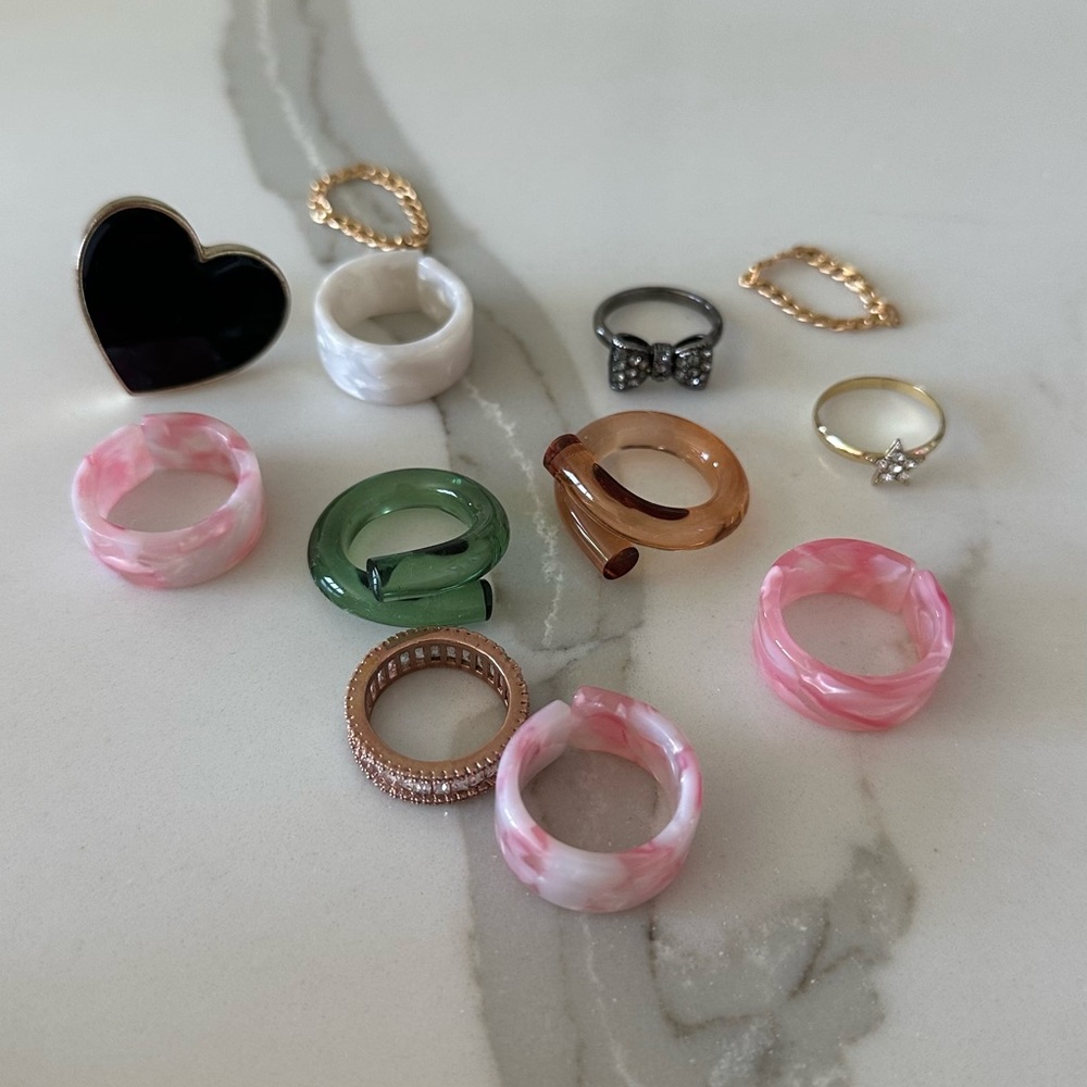 12 Unique Ring Set - image 1